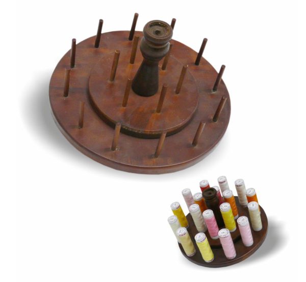 BOBINERO NADEL MADERA CAOBA PARA 18 BOBINAS