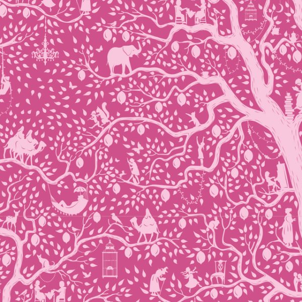 TELA TILDA LEMONTREE - LEMONTREE MORADO
