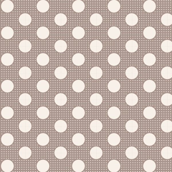 TELA TILDA PUNTOS MED. GRIS MEDIO