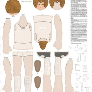 TELA MARCUS PANEL - RAG BAG DOLL P90