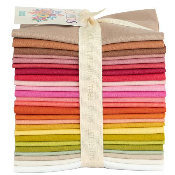 FAT QUARTER TILDA X25 SOLID/LISOS CALIDOS