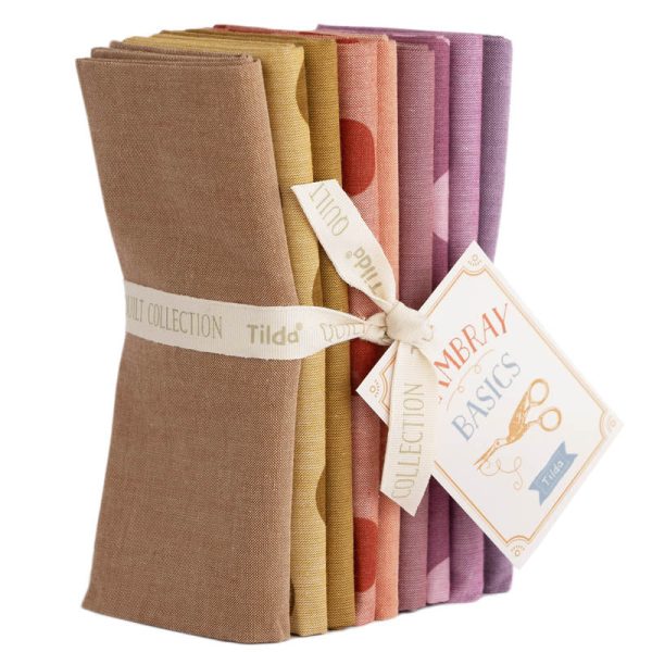 FAT QUARTER TILDA X9 CHAMBRAY C.MEMORIES IN AUTUNM
