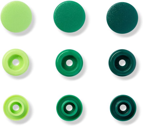 SNAPS PRYM COLORES 12.4MM X30 TONOS VERDES P.LOVE - Image 2