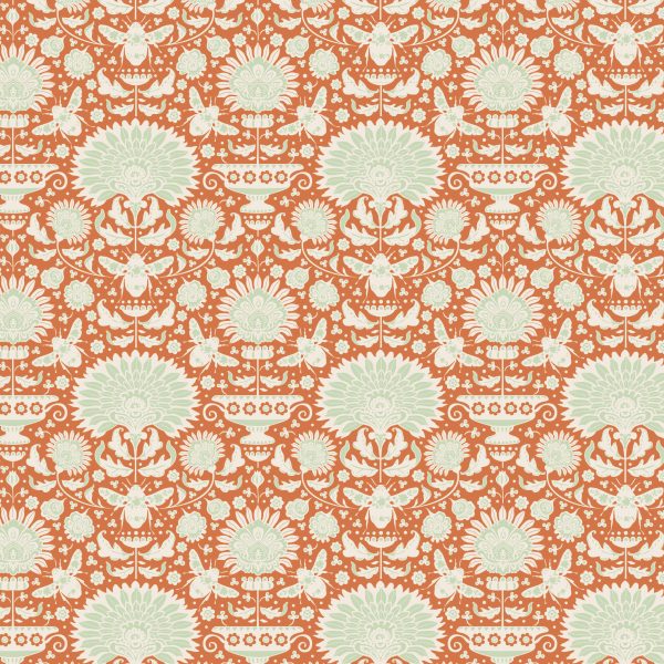 TELA TILDA BUMBLEBEE - GARDEN BEES GINGER