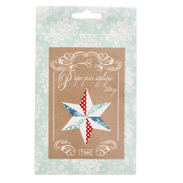 PAPER PIECE APPLIQUE ESTRELLAS