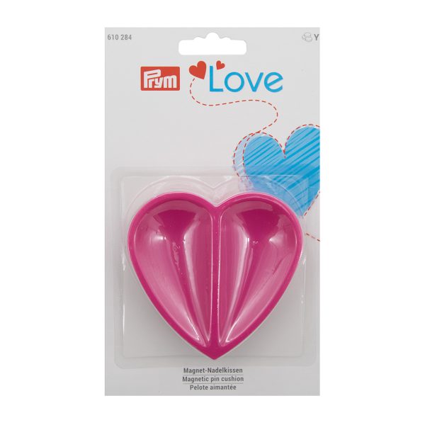 ACERICO PRYM LOVE MAGNETICO DE MESA - CORAZON FUCS