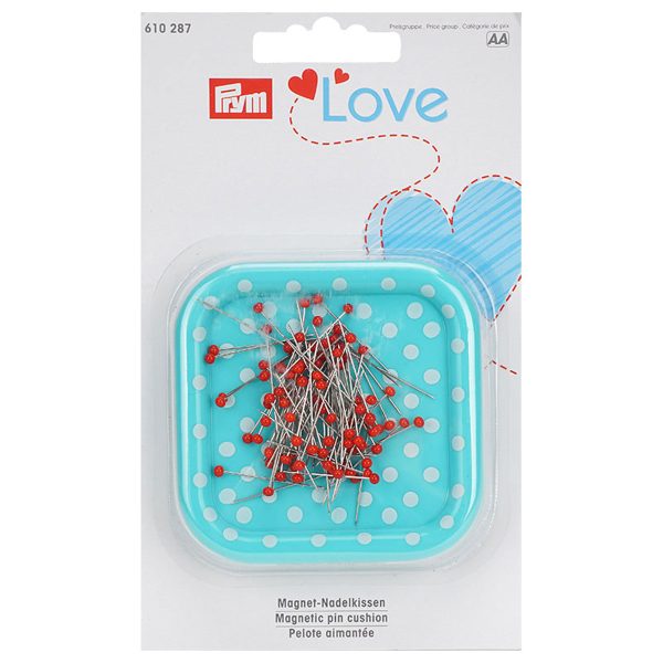 ACERICO PRYM LOVE MAGNETICO C/ALFILERES 0,6X30MM