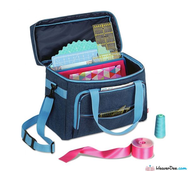 BOLSO DE TRANSPORTE PRYM AZUL TEJANO 44X20X35 - Image 2
