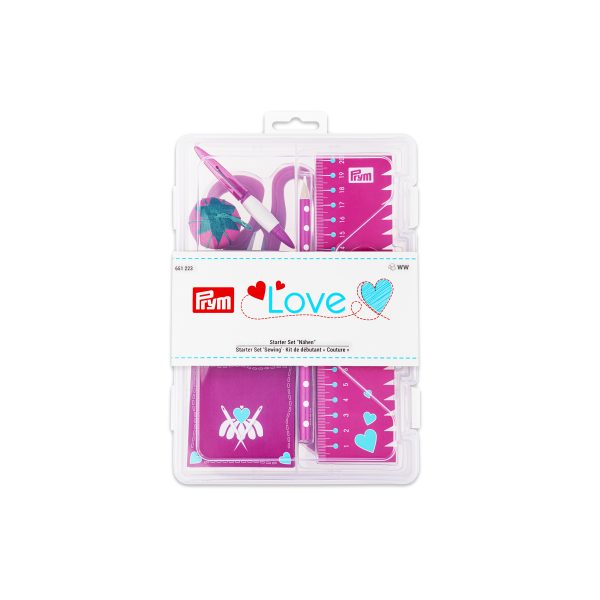 SET INICIACION COSTURA PRYM LOVE ROSA
