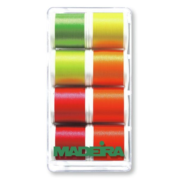CAJA 8 BOBINAS POLYNEON Nº 40 NEON COLOR - 400M