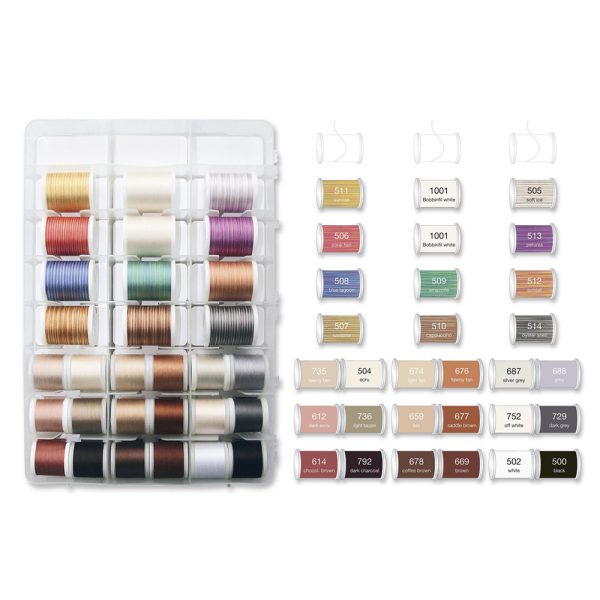 CAJA SOFTBOX QUILT COTONA Nº 30 - 200/400M 72 BOB. - Imagen 2