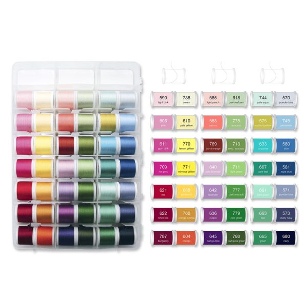 CAJA SOFTBOX QUILT COTONA Nº 30 - 200/400M 72 BOB. - Imagen 3