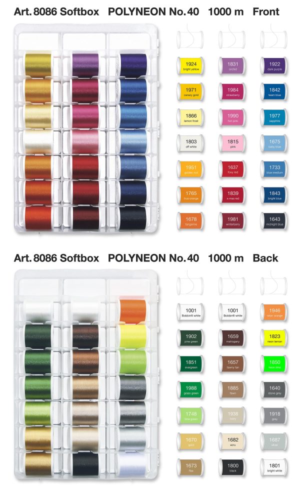 CAJA SOFTBOX POLYNEON Nº 40 - 1.000M 42 BOBINAS - Image 2