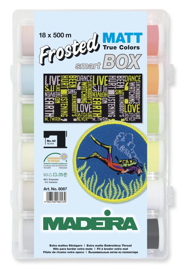 CAJA SMARTBOX FROSTED MATT Nº40 - 500M 18 BOBINAS
