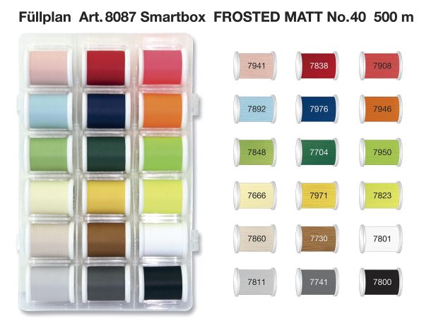 CAJA SMARTBOX FROSTED MATT Nº40 - 500M 18 BOBINAS - Image 2