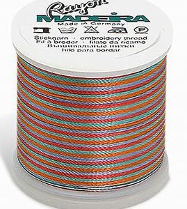 X 5 BOBINAS RAYON Nº 40 - 200M MULTICOLOR