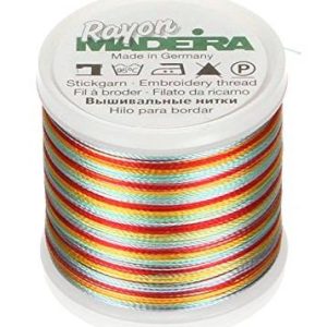 X 5 BOBINAS RAYON Nº 40 - 200M MULTICOLOR