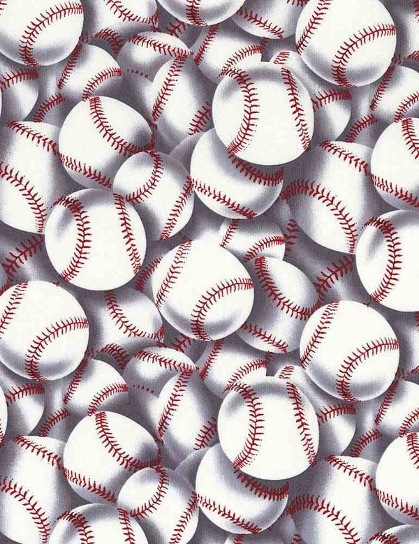 TELA TIMELESS TREASURES - Pelotas baseball