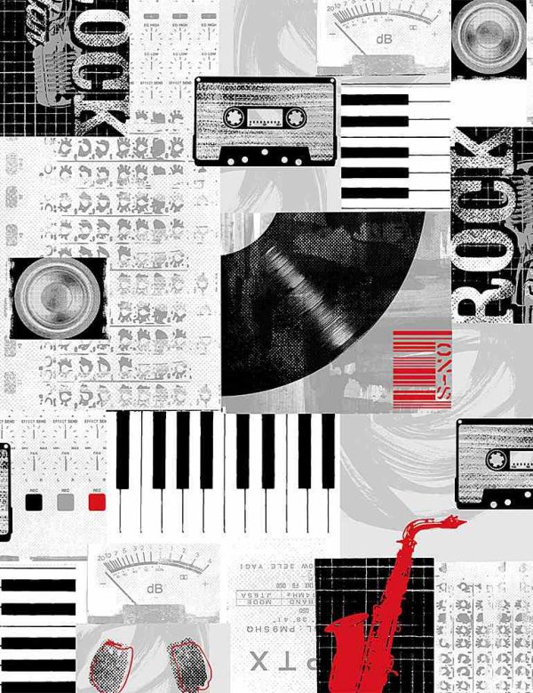 TELA TIMELESS TREASURES - Musica