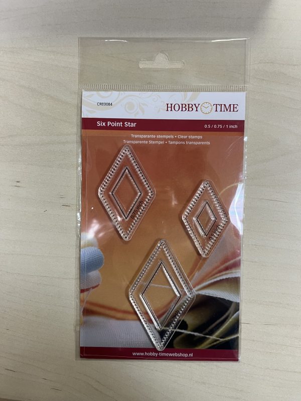 SELLOS QUILTSTAMPS SIX POINT STAR