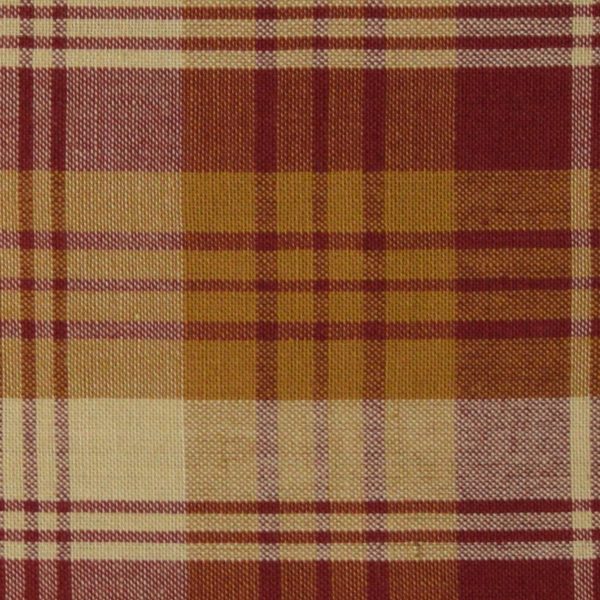 TELA DUNROVEN - COUNTRY - RED/DIJON