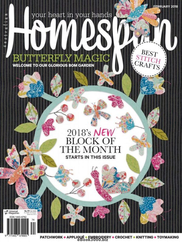 REVISTA HOMESPUN FEB18 BUTTERFLY MAGIC
