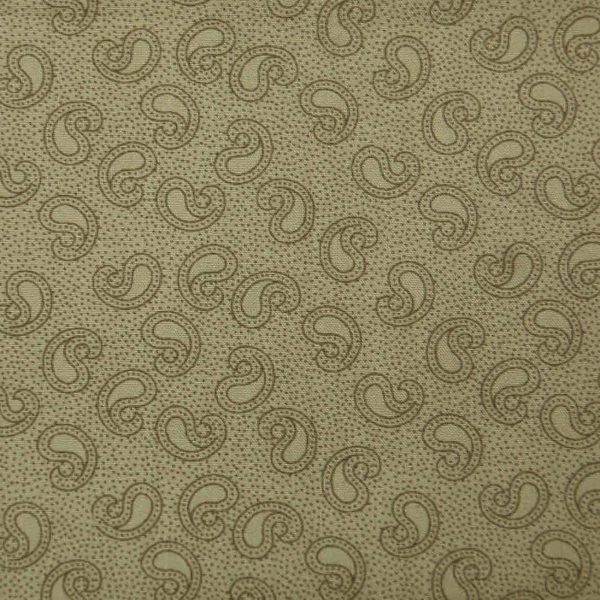 TELA QUILT WAVES - NATURAL DREAMS - Cachemir verde